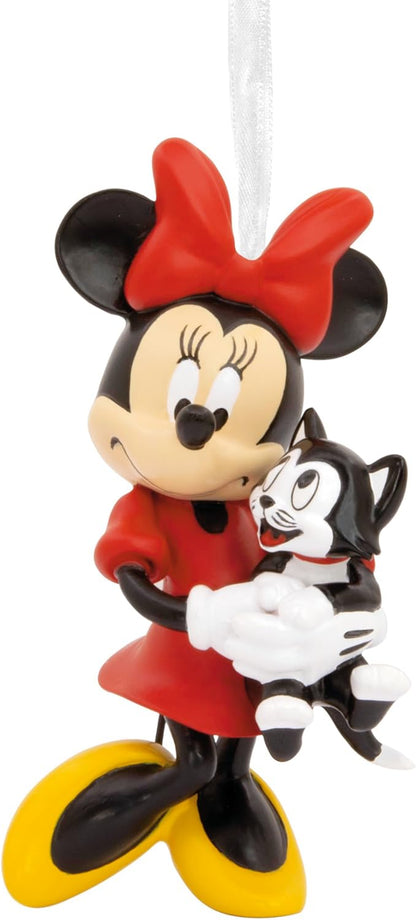 Disney Minnie Mouse Holding Kitten Christmas Ornament