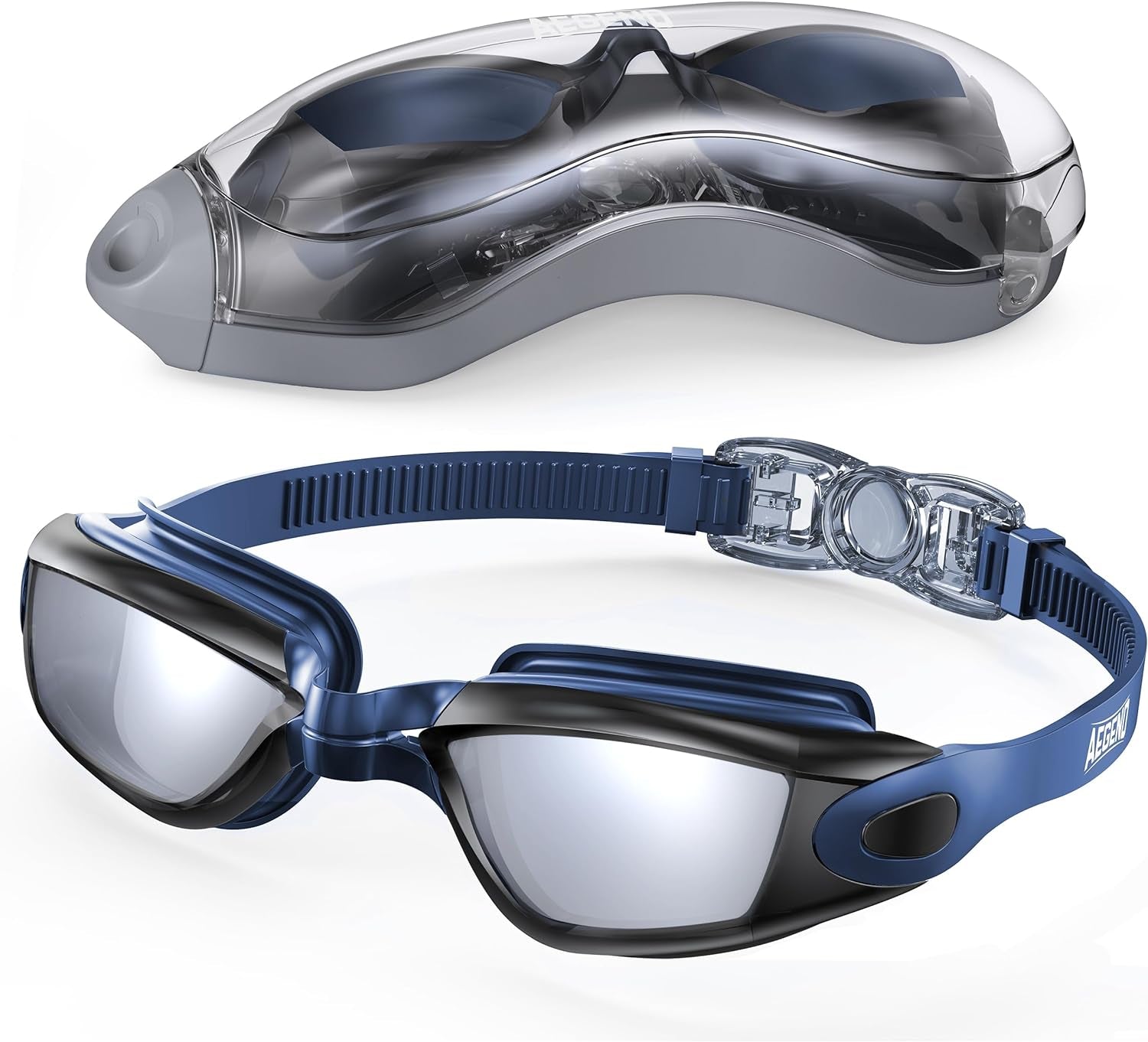 Swim Goggles, Swimming Goggles No Leaking Full Protection Adult Men Women Youth