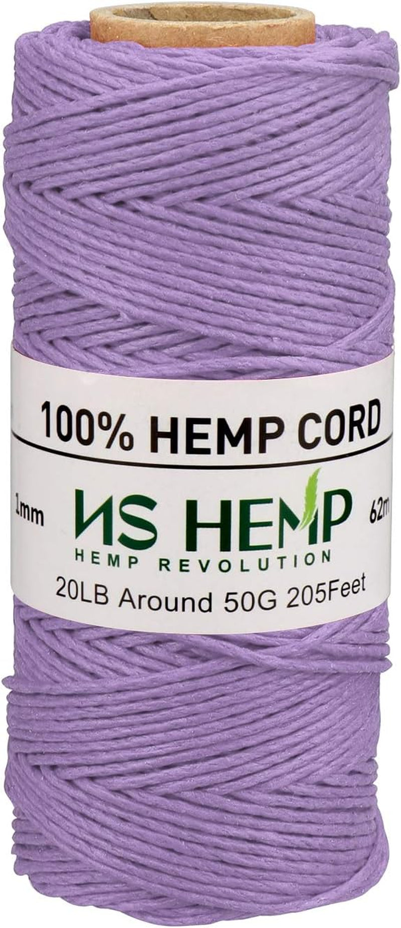 [] 100% Hemp String for Crafts, 205 Feet 1Mm Macrame Cord, Gardening, Craft String, Art. (011 Orange)