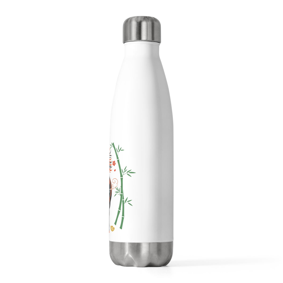 Fire Horse in Bamboo Grove | 20oz Insulated Tumbler Bottle, Stainless Steel | Lunar New Year Gift for Family & Teachers | Paper Cut Art