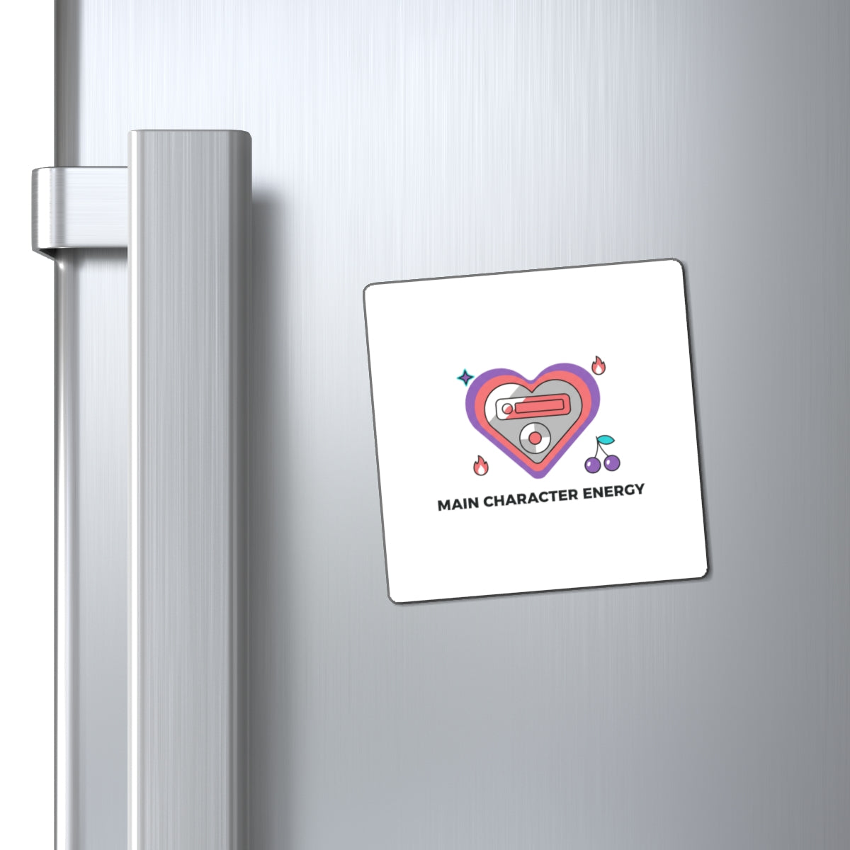 Y2K Holographic Chrome Icons | Aesthetic Fridge Magnets Set | Galentine’s & Valentine Gift for Gen Z | Retro 2000s Vibe