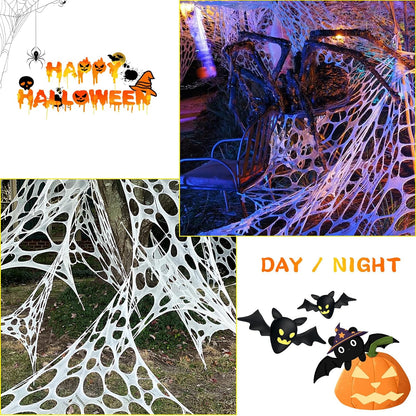 Spider Web Halloween Decorations Outdoor