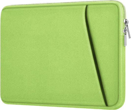 Laptop Sleeve 14 Inch, Shockproof Protective Computer Cover, Durable Carrying Bag Laptop Case Compatible with 14" Macbook Air/Pro HP Asus Lenovo Notebook, Light Green