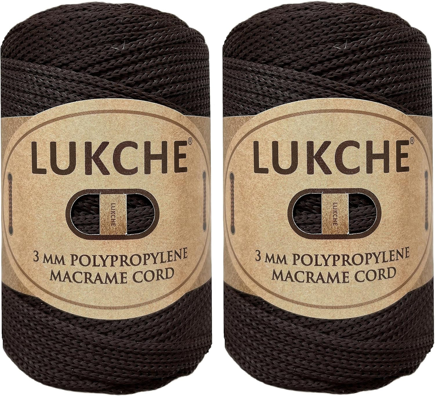 3Mm Premium Polyester Macrame Cord (147 Yards), (8.82 Oz) 100% Polypropylene Macrame Rope, Colorful Yarn Crochet Macrame Bag Craft for Wall Hangers, Bottom Plates, Carpets (Silver 1)