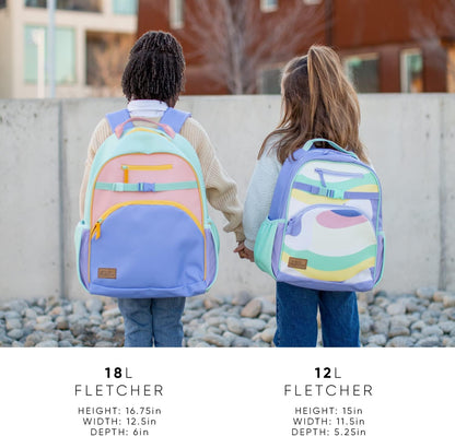 Toddler Backpack for School Girls and Boys | Kindergarten Elementary Kids Backpack | Fletcher Collection | Kids - Medium (15" Tall) | Unicorn Fields