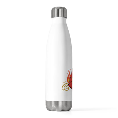 Red Envelope Horse Emblem 042 | 20oz Insulated Stainless Steel Tumbler | Lunar New Year Gift for Family & Teachers | Gold Foil Style