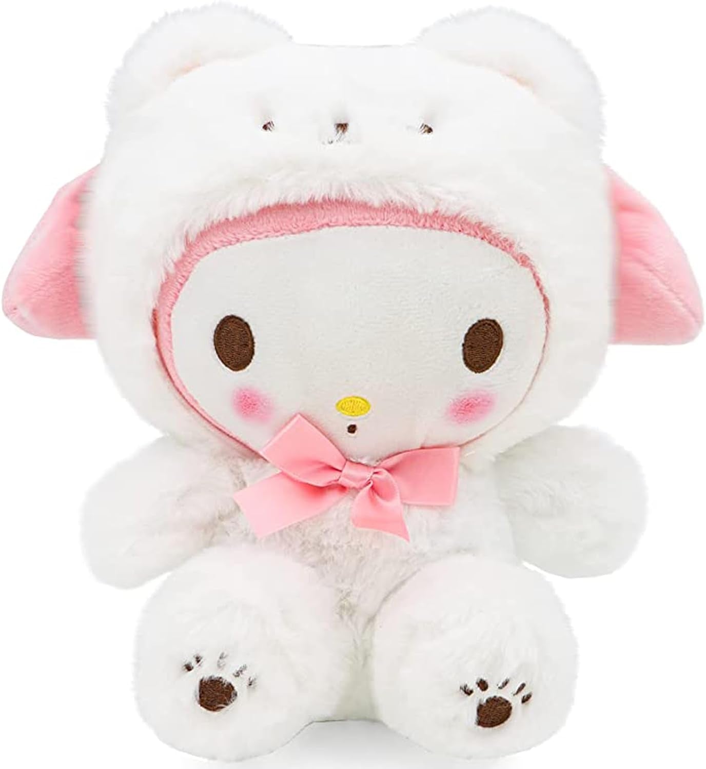 Cartoon Kawaii White Bear Cross-Dressing Series Plush,Soft Plush Doll Cute Soft Toys, Plush Pillow Stuffed Animals Toy Birthday Gifts for Girls Kids (B)