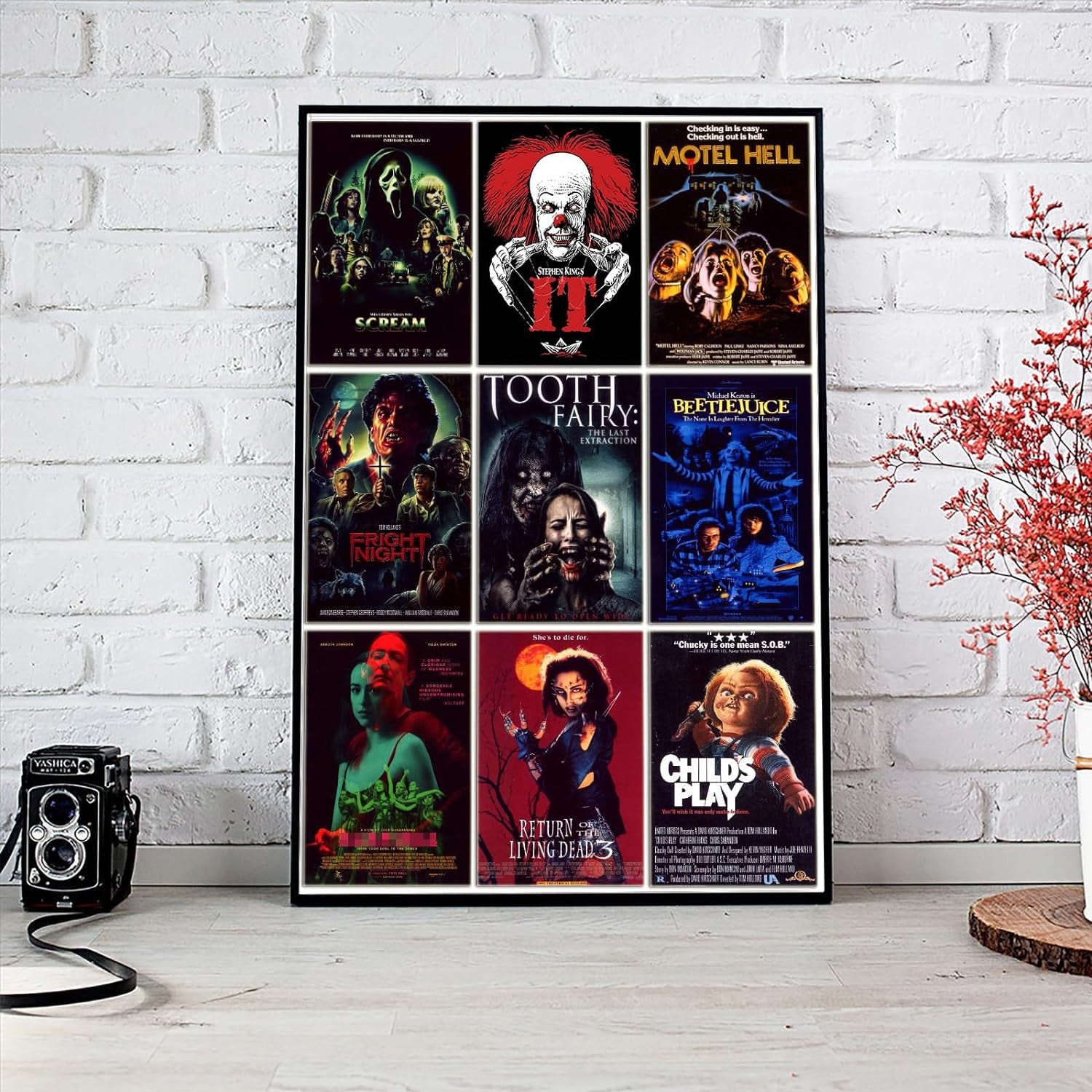 Vintage horror offers decor