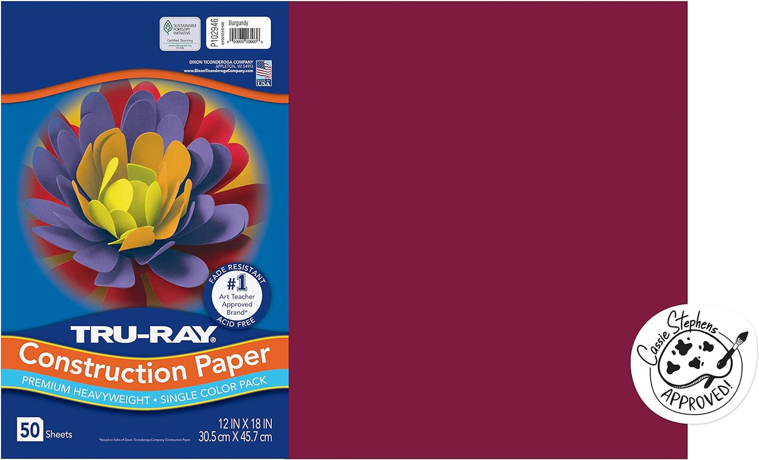 Recycled  Construction Paper, 12" X 18", Black (PAC103061) Category: Art and Drafting Paper