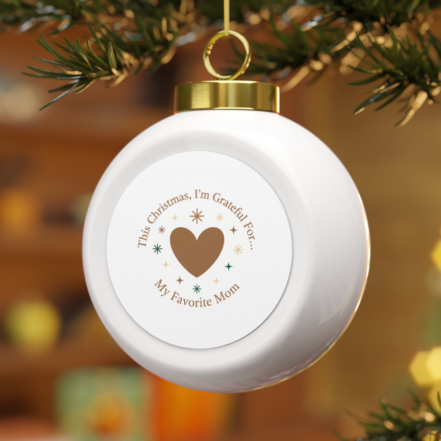 Ceramic Christmas Ornament — My Favorite Mom