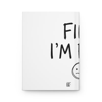 Hardcover Journal Matte, Fine Im Fine, School Gift, Book Collector