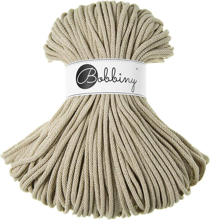 Premium 5Mm Braided Macrame Cord (Natural) 108Yds/330Ft (100% Recycled Cotton)