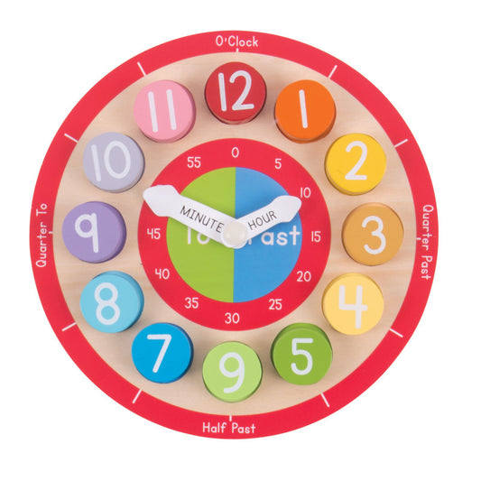 Wooden Teaching Clock