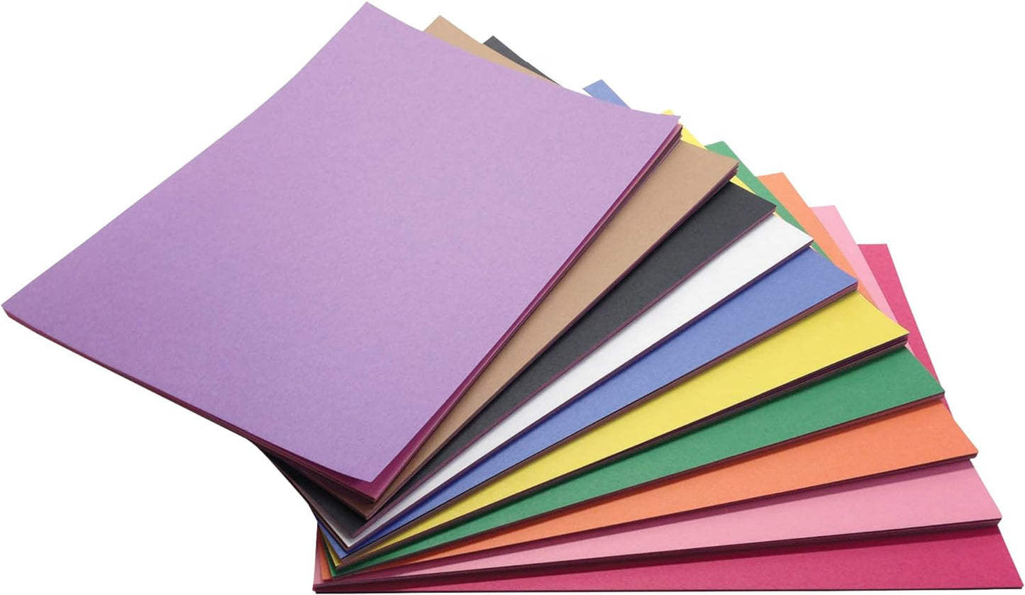 Construction Paper, 9 X 12 Inches, Black, 500 Sheets - 1465883