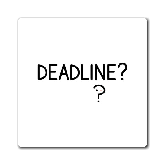 Magnets, Deadline Who, Family Gift, Collector Item