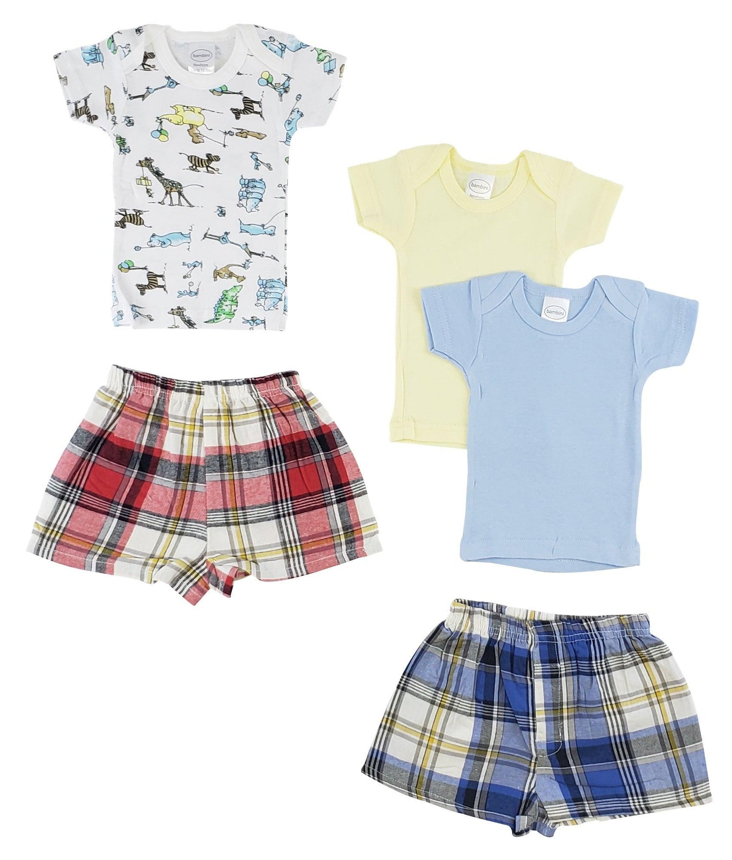 Infant Girls T-shirts And Boxer Shorts - Loomini