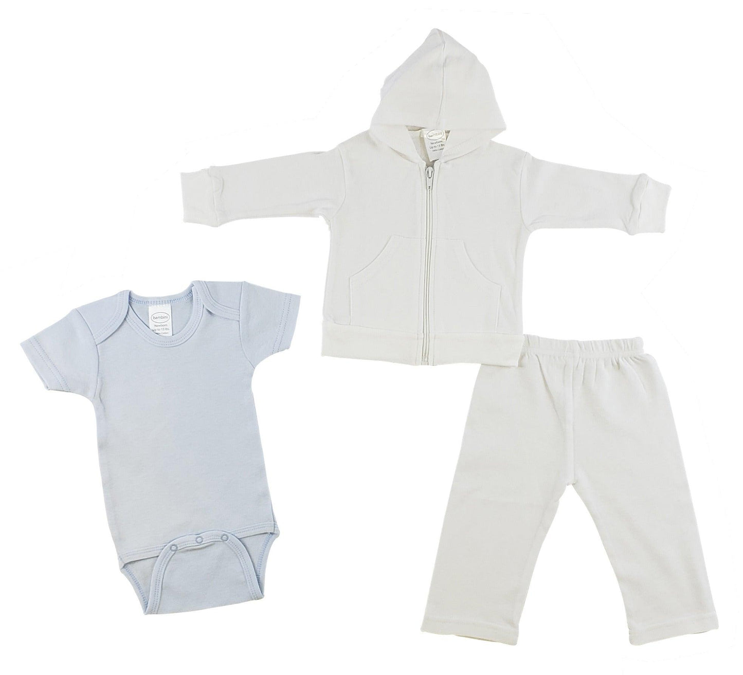 Infant Sweatshirt, Onezie And Pants - 3 Pc Set - Loomini