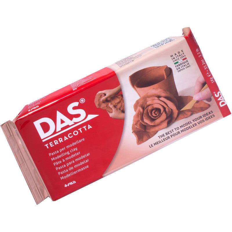 DAS Modeling Clay, Terracotta, 1KG, 1 Count – Loomini