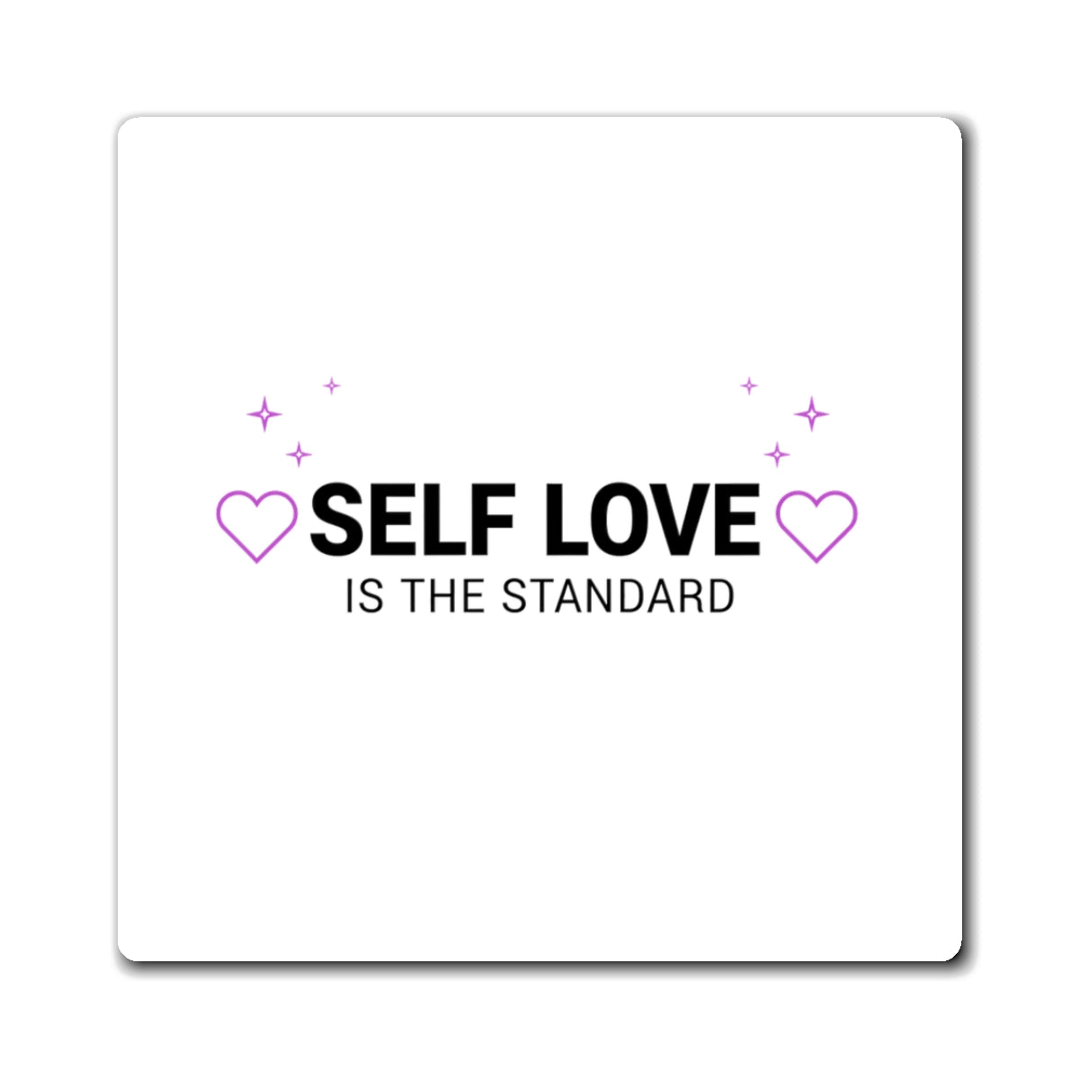 Self Love Gradient Vibes | Sublimation Magnet for Locker & Fridge | Galentine’s & Valentine Gift for Gen Z | Y2K Aesthetic