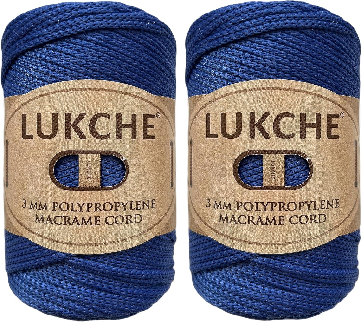 3Mm Premium Polyester Macrame Cord (147 Yards), (8.82 Oz) 100% Polypropylene Macrame Rope, Colorful Yarn Crochet Macrame Bag Craft for Wall Hangers, Bottom Plates, Carpets (Silver 1)