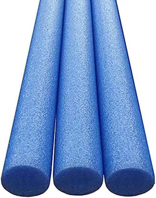 Solid Deluxe Foam Pool Swim Noodles 3 Pack 55 Inch Length
