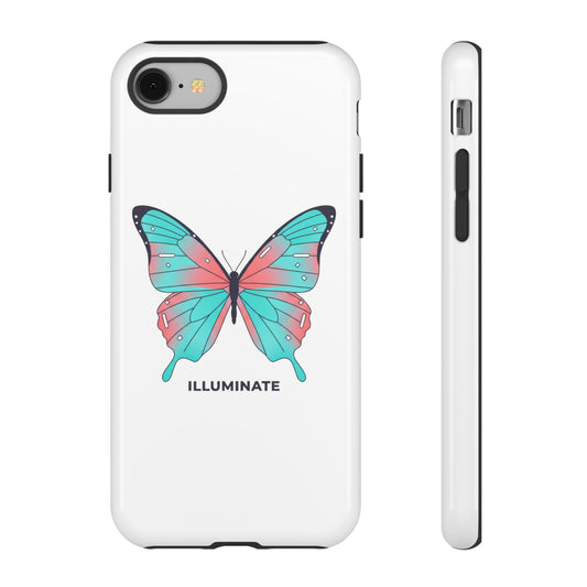 Holographic Butterfly Gradient | iPhone 17 Slim Glossy Case | Valentine & Galentine Gift for Her | Y2K Aesthetic