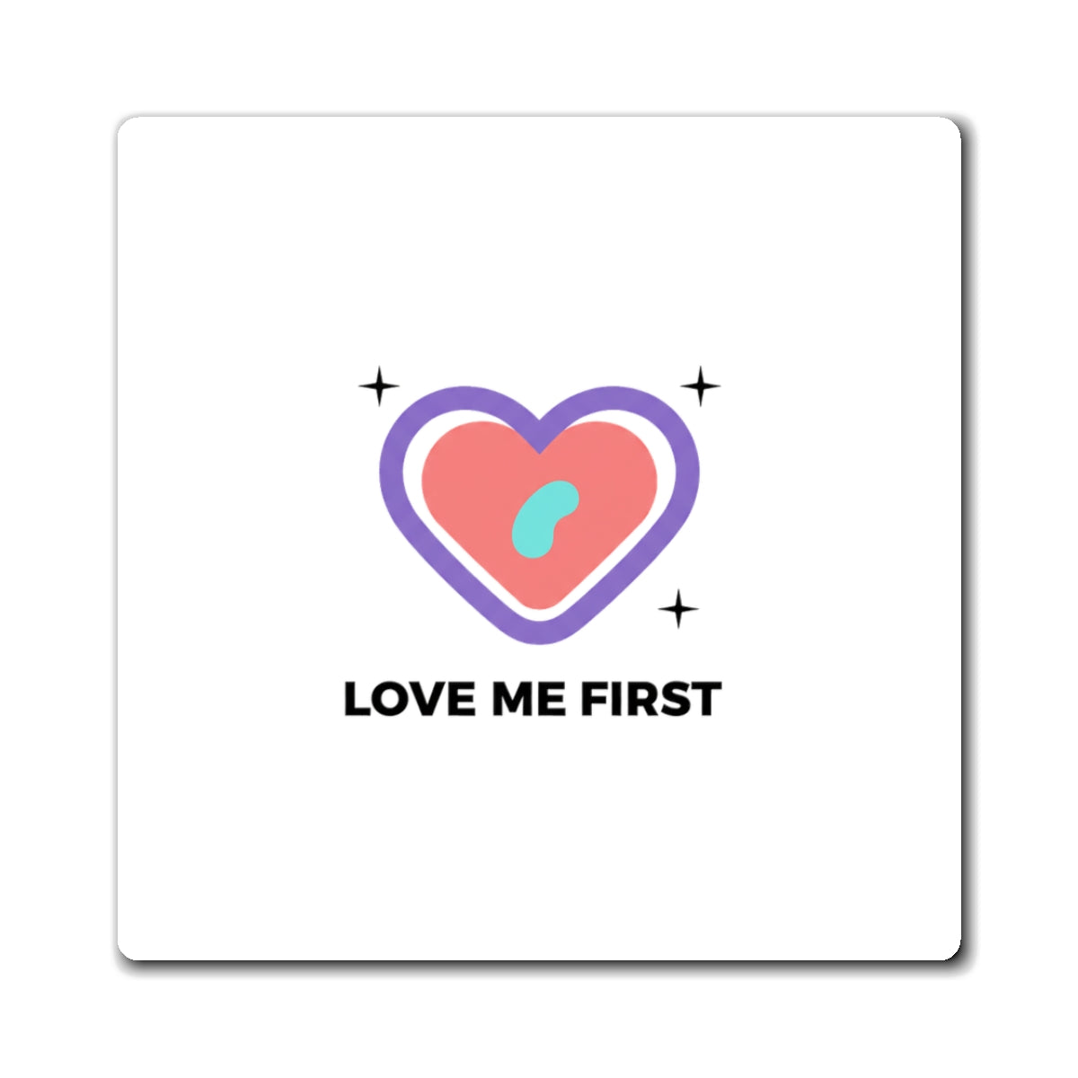 Self Love Gradient Affirmation | Aesthetic Sublimation Magnet Set | Galentine’s & Teen Dorm Gift | Y2K Gen Z Valentine Vibes