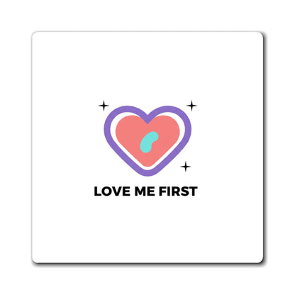 Self Love Gradient Affirmation | Aesthetic Sublimation Magnet Set | Galentine’s & Teen Dorm Gift | Y2K Gen Z Valentine Vibes