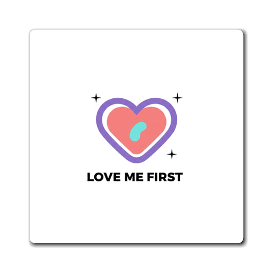 Self Love Gradient Affirmation | Aesthetic Sublimation Magnet Set | Galentine’s & Teen Dorm Gift | Y2K Gen Z Valentine Vibes