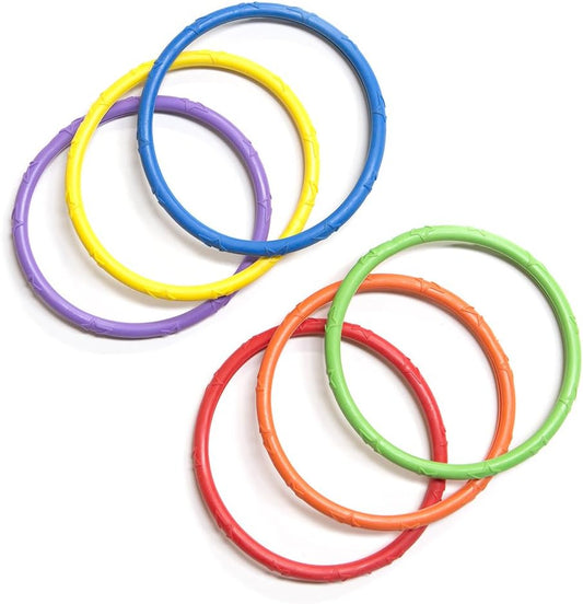 Spring & Summer Toys Pool Time Dive Rings 6-Pack