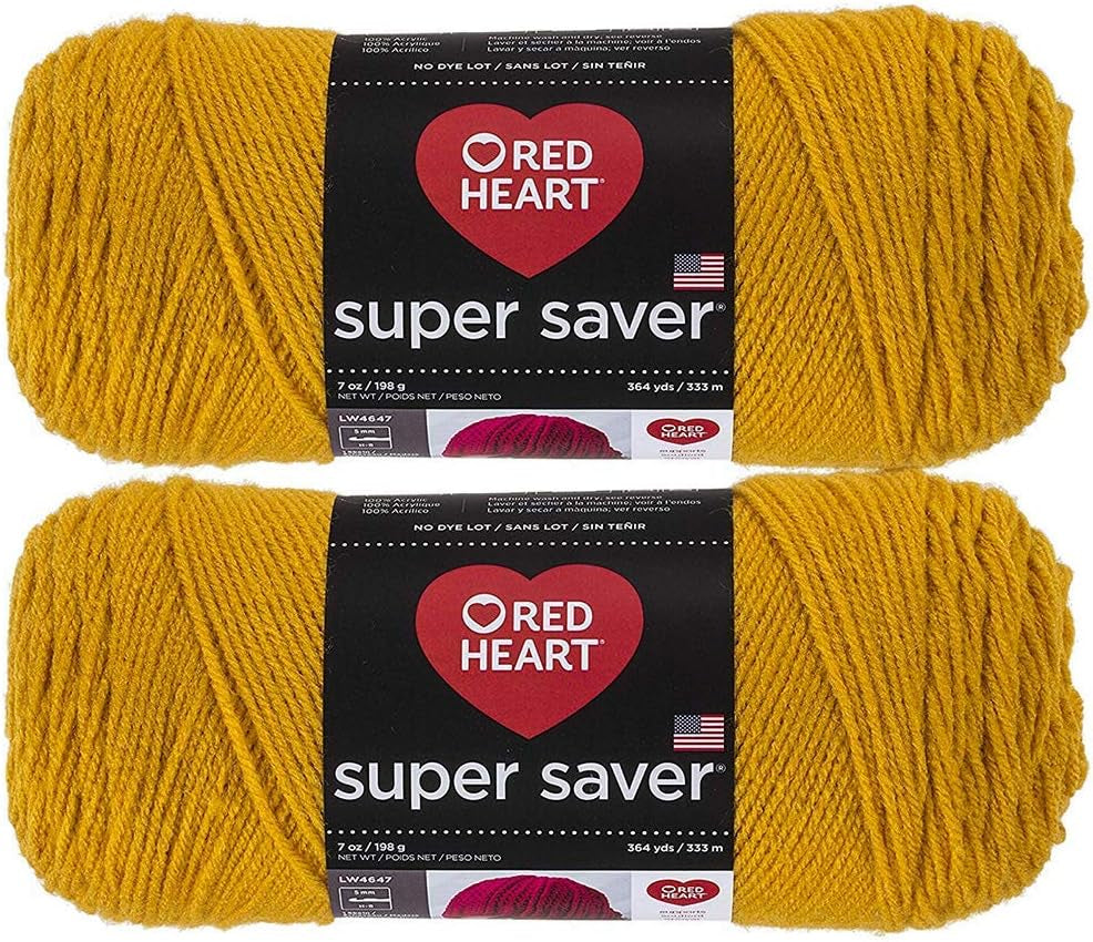 Bulk Buy:  Super Saver (2-Pack) (Cherry Red, 7 Oz Each Skein)