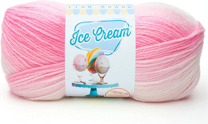 (1 Skein) Ice Cream Baby Yarn, Moon Mist, 1182 Foot (Pack of 1)