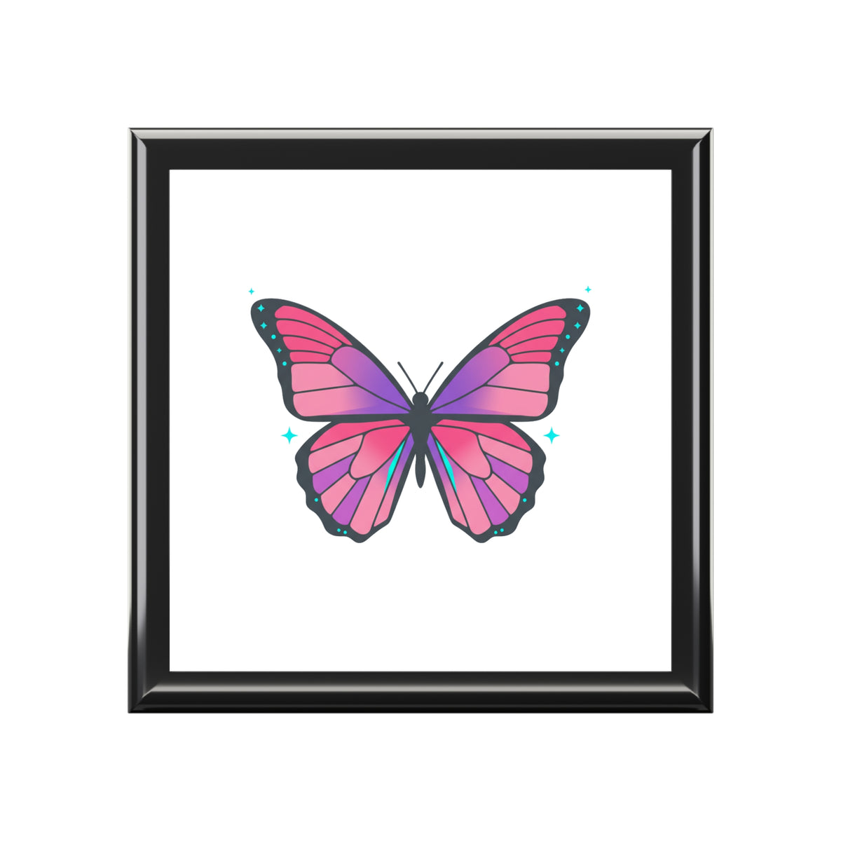 Holographic Butterfly Gradient | Jewelry Box for Rings & Earrings | Valentine, Galentine’s & Self-Love Gift | Y2K Aesthetic