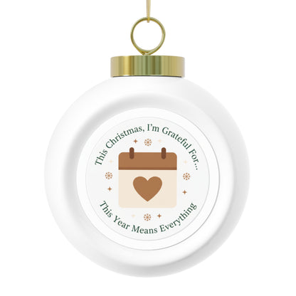 Ceramic Christmas Ornament - This Year Means Everything