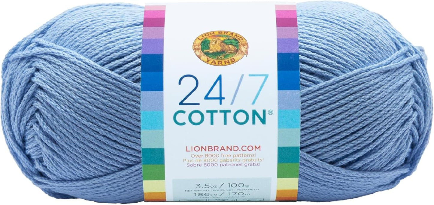 (1 Skein) 24/7 Cotton® Yarn, White