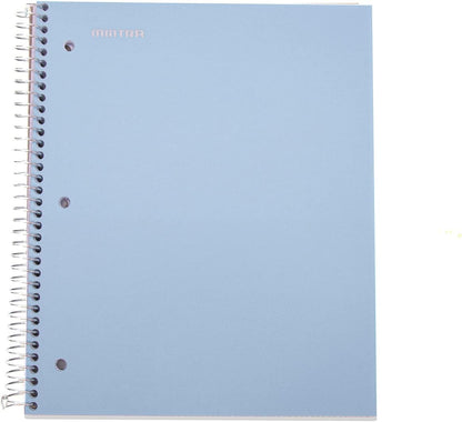 Office Durable Spiral Notebooks, 1 Subject, (Spring Pink, Sun Yellow, Arctic Ice, Wide Ruled 3Pk)