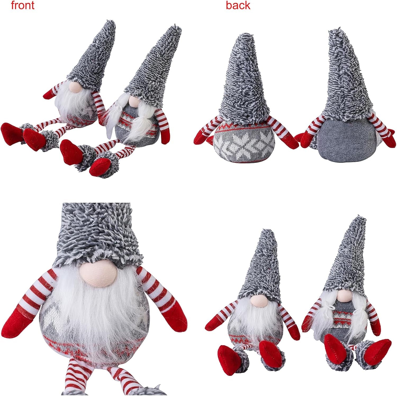 Christmas Gnomes - Gnomes Christmas Decorations - Christmas Gnomes Decorations, Gnomes Plush Christmas Elf Dolls Christmas Table Home Ornaments for Holiday Party Gifts,Christmas Decorations