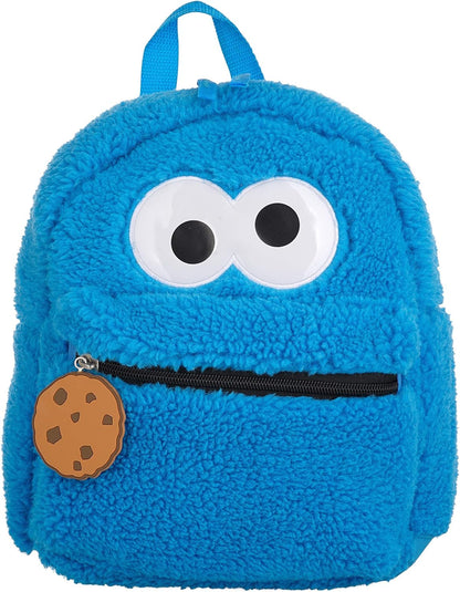 Elmo and Cookie Monster Mini Backpacks for Toddler, Boys, and Girls, School or Travel