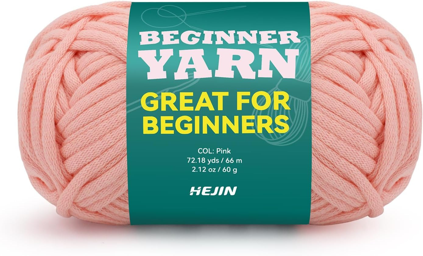 60G Black Yarn for Crocheting and Knitting;66M (72Yds) Cotton Yarn for Beginners with Easy-To-See Stitches;Worsted-Weight Medium #4;Cotton-Nylon Blend Yarn for Beginners Crochet Kit Making