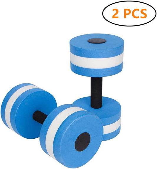 Sports Aquatic Exercise Dumbbells Aqua Fitness Barbells Exercise Hand Bars-Set of 2