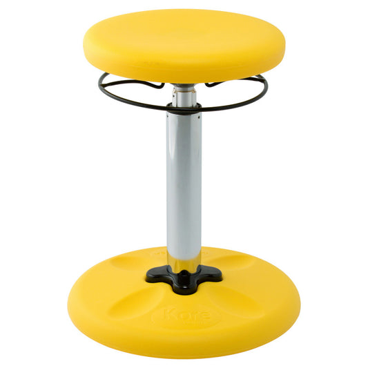 Kids Adjustable Tall Wobble Chair 16.5-24", Yellow
