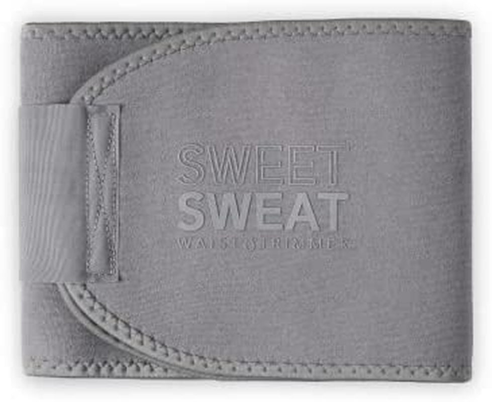 Sweet Sweat Waist Trimmer for Women and Men - Sweat Band Waist Trainer for High-Intensity Training & Workouts, 5 Sizes