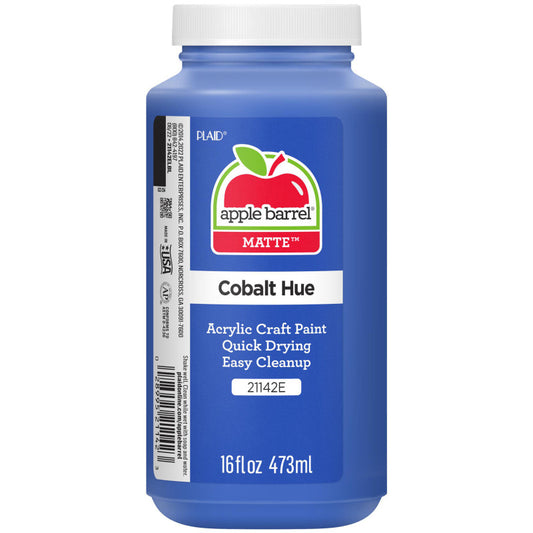 Acrylic Paint Matte, 16oz., Cobalt Hue