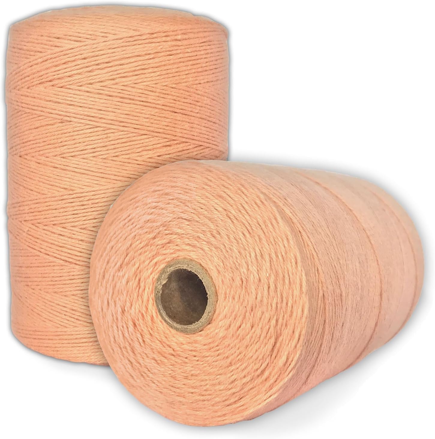 Durable Loom Warp Thread (Natural/Off White), One Spool, 8/4 Warp Yarn (800 Yards), Perfect for Weaving: Carpet, Tapestry, Rug, Blanket or Pattern - Warping Thread for Any Loom