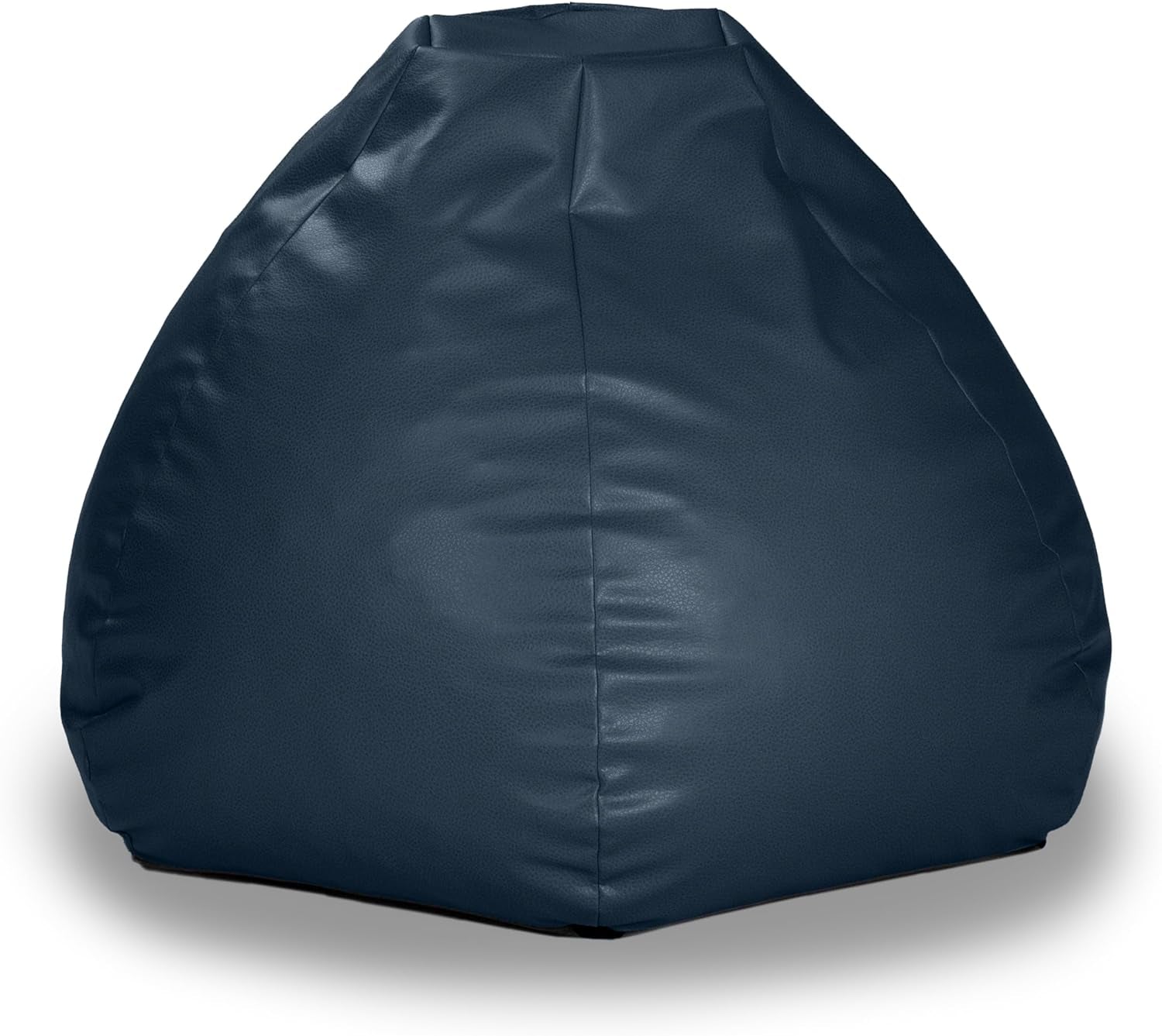 Atrium Collection Pazi Pod - Designer Foam Bean Bag Chair for Home Theaters, Offices, Schools, Reception & Waiting Rooms - Faux Leather - Oxford Blue