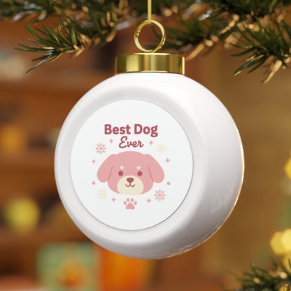 Ceramic Christmas Ornament - Best Dog Ever