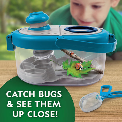 Bug Catcher Kit for Kids - Kids Bug Habitat with Magnified Viewer, Bug Catcher, Tweezers & Learning Guide, Insect Habitat, Outdoor Toys, Kids Bug Catching Kit, Bug Cage, Bug Box