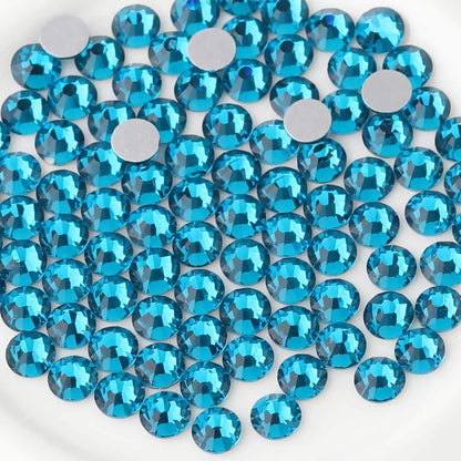 Flat Back Crystal Rhinestones round Gems, Black (4.6-4.8Mm) Ss20/1440Pcs