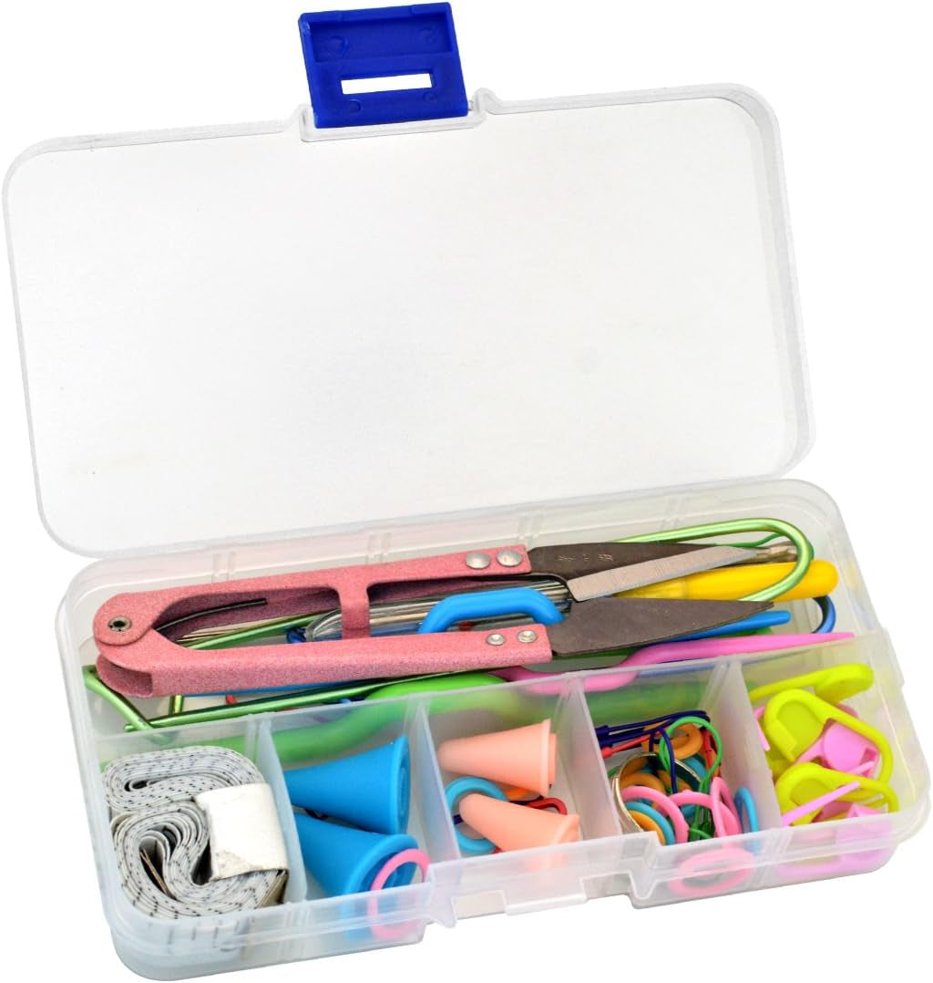 New Basic Knitting Tools Accessories Supplies with Case Knit Kit Lots