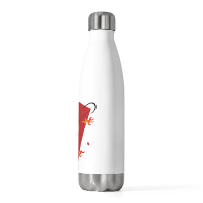 Red Envelope Horse Emblem (Gold Foil) | 20oz Insulated Stainless Steel Tumbler Bottle | Lunar New Year Gift for Family & Teachers | Festive Red